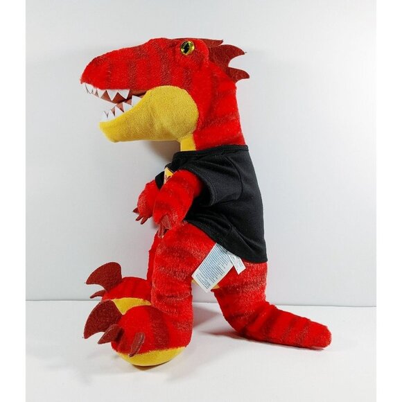 Build A Bear Red Dinosaur Velociraptor Raptor TREX w/T-Shirt 20" - Picture 3 of 5